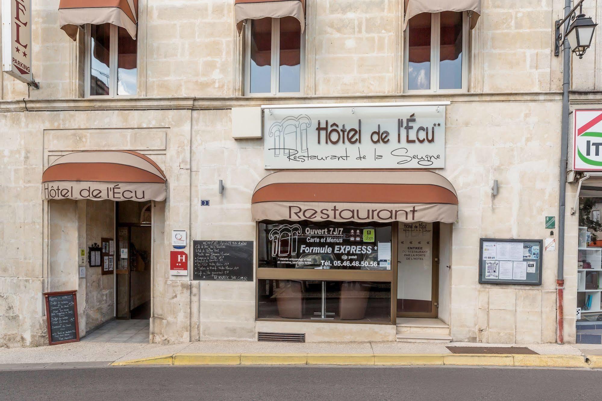 Hotel Restaurant De L'Ecu Jonzac Zewnętrze zdjęcie